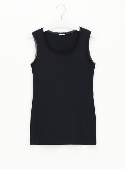 Oroblu Perfect Line - Tank Top VOBT01648 – Black, voorkant