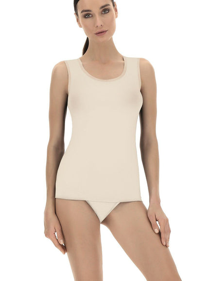 Oroblu Perfect Line - Tank Top VOBT01648 – Ivory, op model