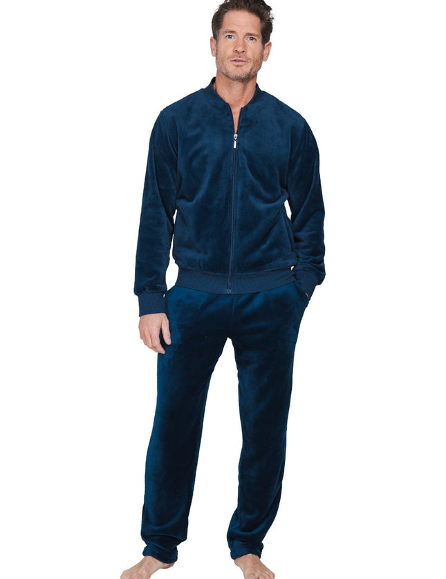 pastunette for men heren huispak 182262-542-1 520 dark blue