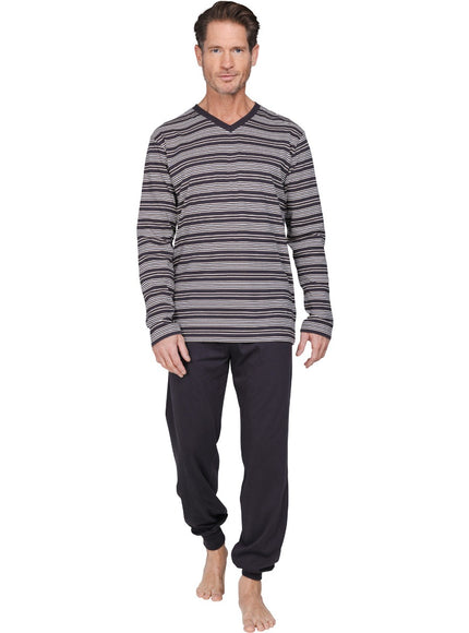 Pastunette for Men heren pyjama 122262-508-1 920 brown