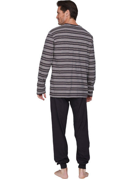 Pastunette for Men heren pyjama 122262-508-1 920 brown