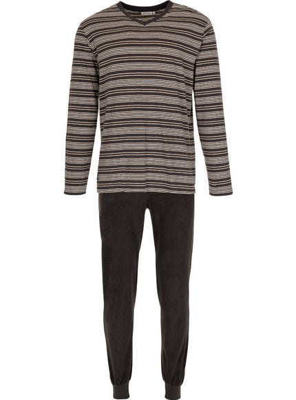 Pastunette for Men heren pyjama 122262-508-1 920 brown