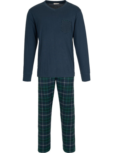 Pastunette for Men heren pyjama 122262-540-1 520 dark blue