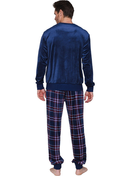 Pastunette Heren Pyjama 122262-536-2  520 dark blue