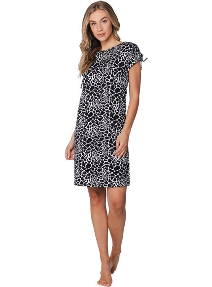 Pastunette Beach Dress 311261-322-2 999 black – op model