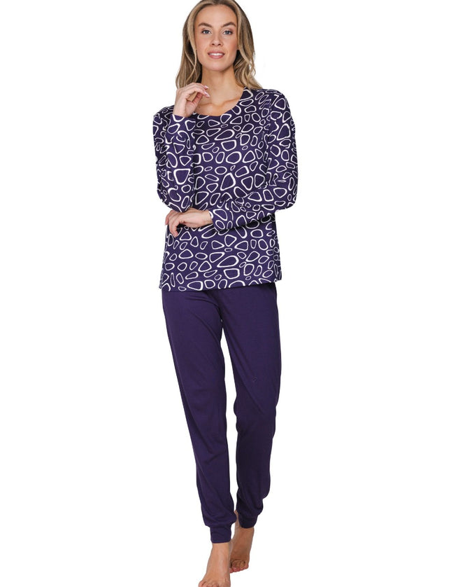 Pastunette Dames Pyjama 121262-176-1 420 Dark purple