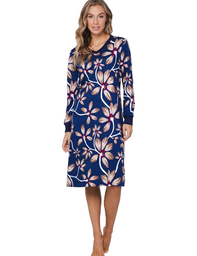 Pastunette Extra lang nachthemd 111252-238-1 520 dark blue