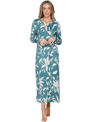 Pastunette Extra lang nachthemd 111262-124-2 720 dark green