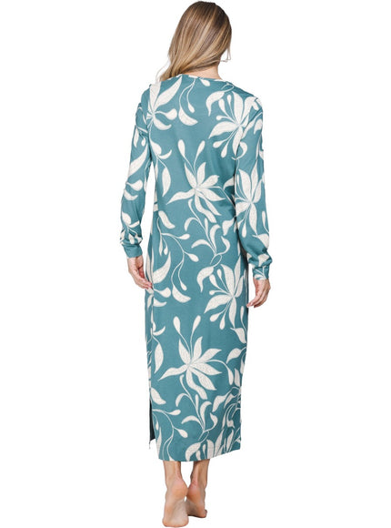 Pastunette Extra lang nachthemd 111262-124-2 720 dark green