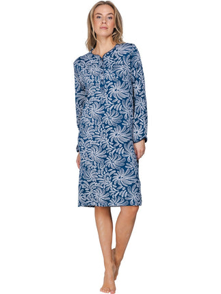 Pastunette  lang nachthemd 111262-154-1 520 dark blue