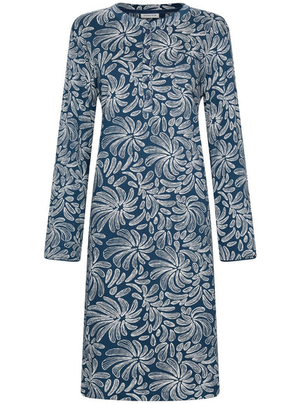 Pastunette  lang nachthemd 111262-154-1 520 dark blue
