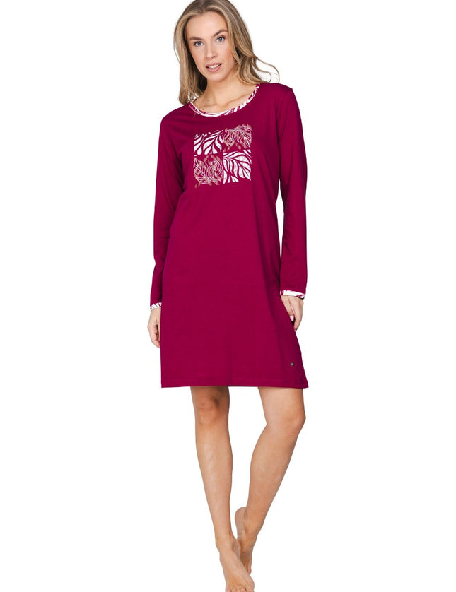 Pastunette  nachthemd 111262-100-2 270 dark red