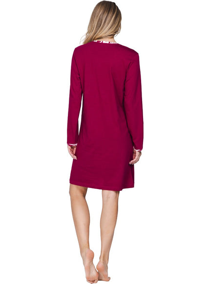 Pastunette  nachthemd 111262-100-2 270 dark red
