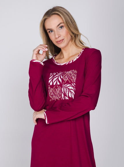 Pastunette  nachthemd 111262-100-2 270 dark red