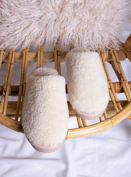 Pretty You London Sheepskin Jude Slof