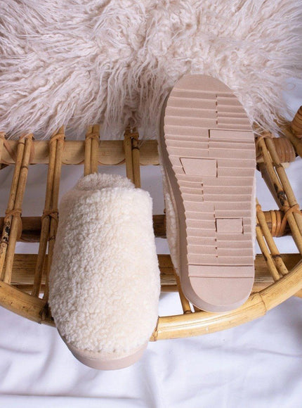 Pretty You London Sheepskin Jude Slof
