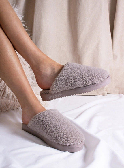 Pretty You London Sheepskin Jude Slof
