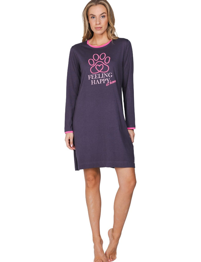 Rebelle nachthemd 111262-612-1 920 dark grey