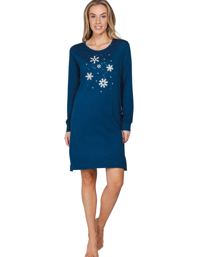 Rebelle nachthemd 111262-630-1 520 dark blue