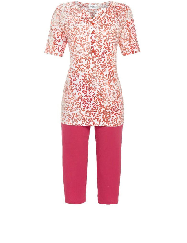 Ringella Capri Pyjama met korte mouw 6211231 801 koralle