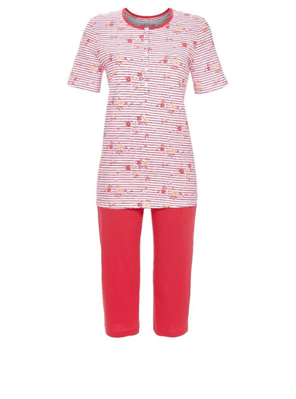 Ringella Capri Pyjama met korte mouw 6211242 330 campari