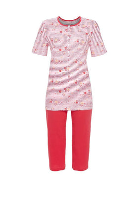 Ringella Capri Pyjama met korte mouw 6211242 330 campari