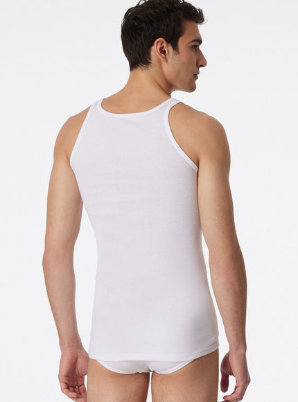 Schiesser 5121 singlet original 2 pack 005121 – wit, op model
