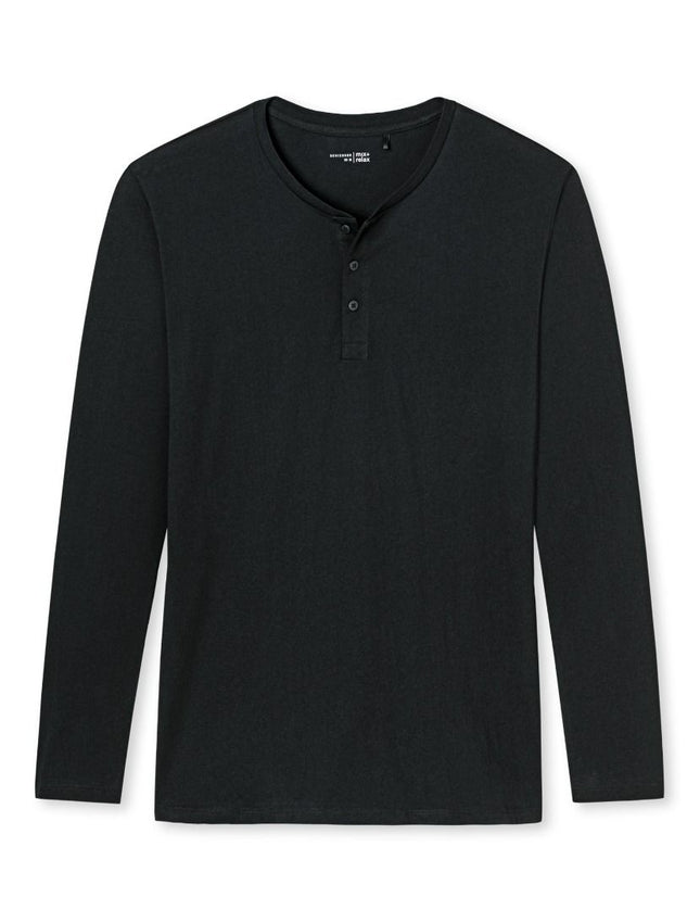 Schiesser 163837 Mix & Relax T-shirt l. mouw knoop