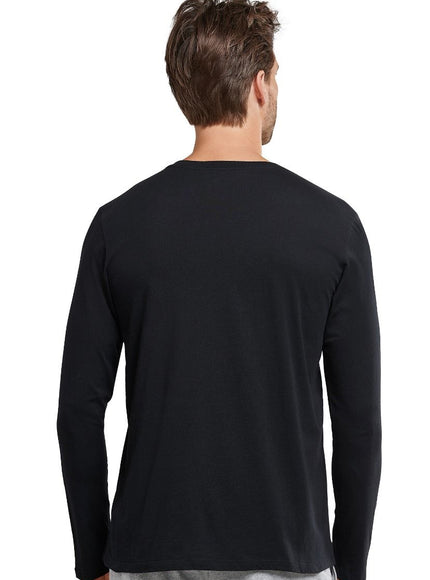 Schiesser 163837 Mix & Relax T-shirt l. mouw knoop
