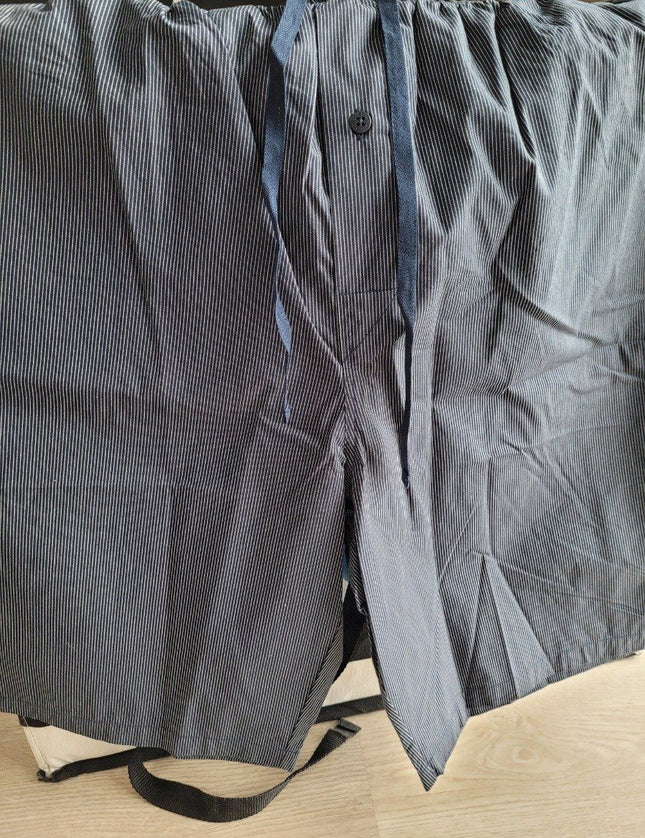Schiesser 163841 M&R long boxer 803 Donker blauw – voorkant