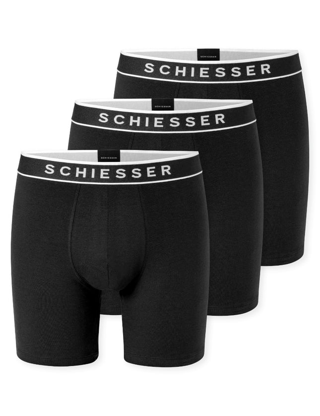 Schiesser 95-5  Lange shorts 3 pack 183218