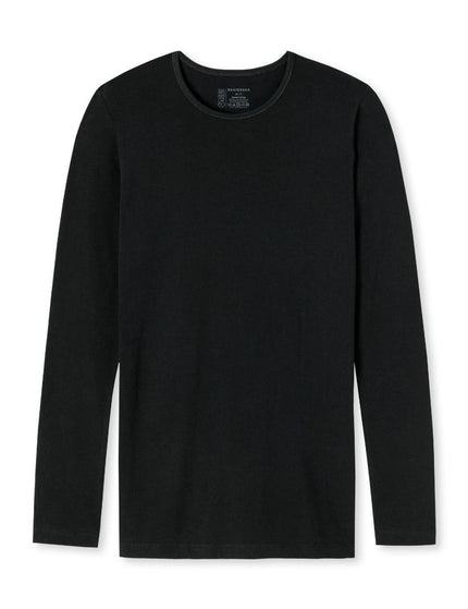 Schiesser 95-5 Shirt lange mouw 173812 – Zwart