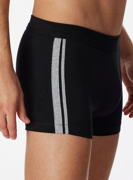 Schiesser 95/5 3 pack Short 173816 – Zwart, op model