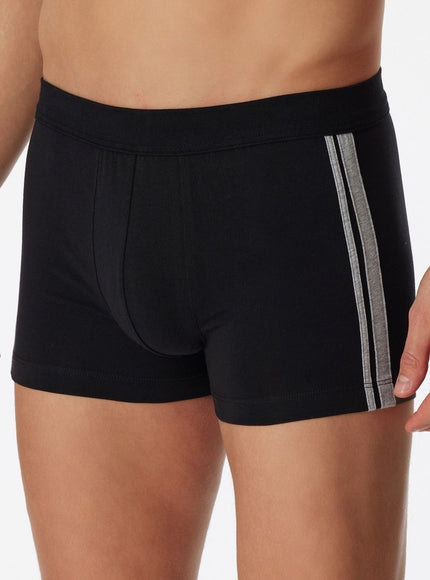 Schiesser 95/5 3 pack Short 173816 – Zwart, op model
