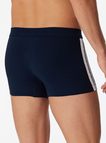 Schiesser 95/5 3 pack Short 173816 – donkerblauw, op model