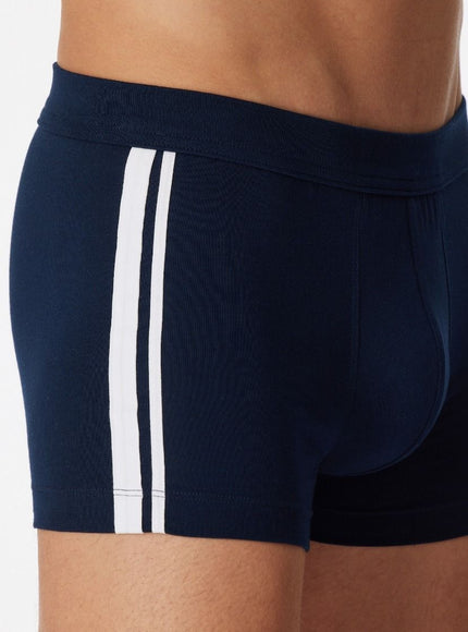 Schiesser 95/5 3 pack Short 173816 – donkerblauw, detail