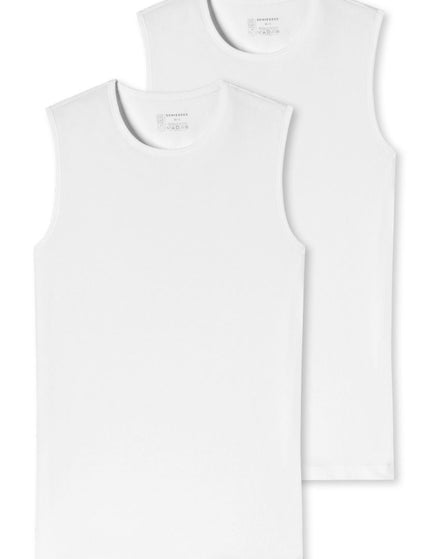 Schiesser 95/5 Tanktop ronde hals 173980 – wit
