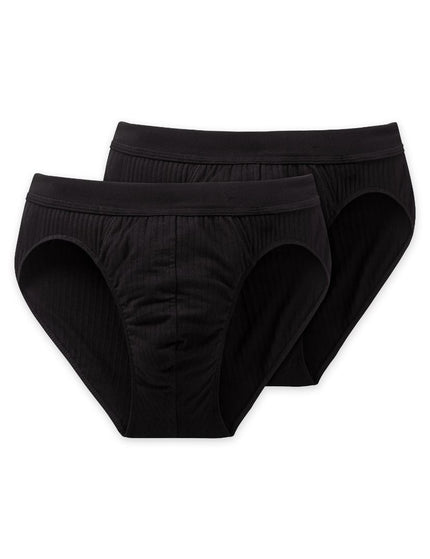 Schiesser Authentic Rio Slip 2-pack 105984 – Zwart
