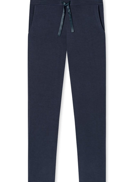 Schiesser Dames Mix en Relax lange broek 175480 800 blau – voorkant