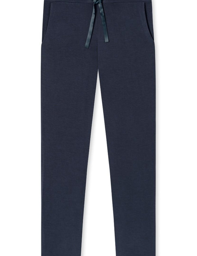 Schiesser Dames Mix en Relax lange broek 175480 800 blau – voorkant
