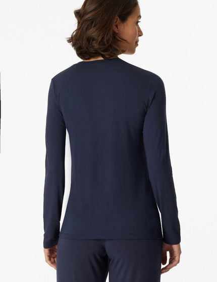 Schiesser dames Mix & relax Shirt 1/1 175478 – Blauw