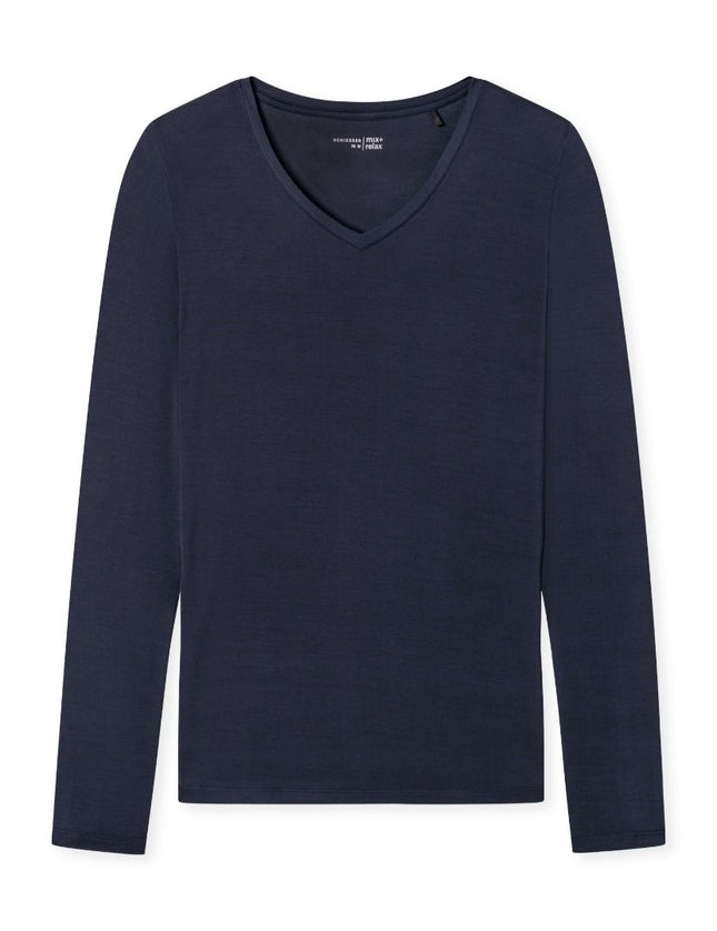 Schiesser Dames Mix&Relax Shirt lange mouw 175477
