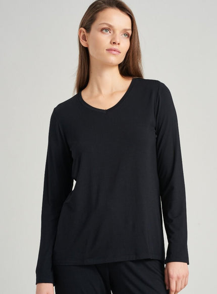 Schiesser Dames Mix&Relax Shirt lange mouw 175477