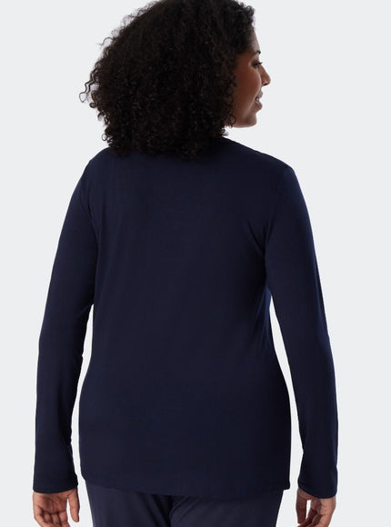 Schiesser Dames Mix&Relax Shirt lange mouw 175477