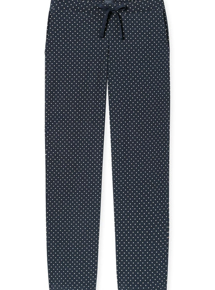 Schiesser Dames Pyjama Broek Mix en Relax 179271 835 dunkelblau-gem. – voorkant