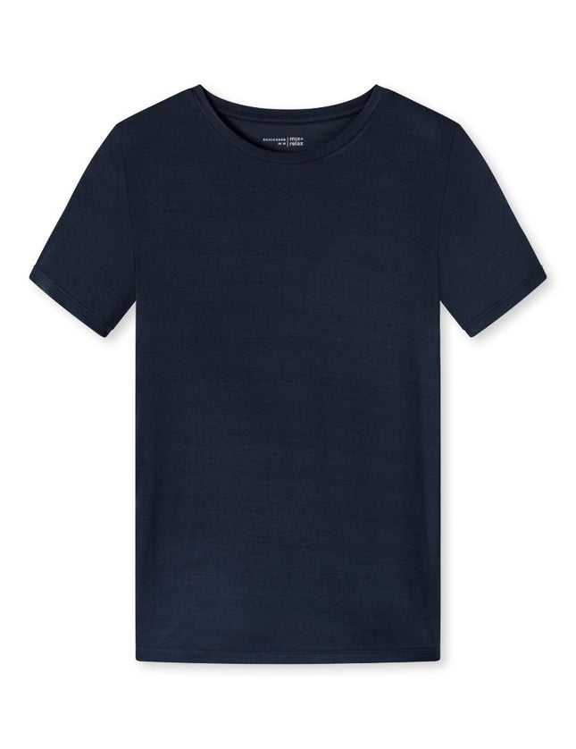 Schiesser Dames T-Shirt mix en relax 175475 – blau