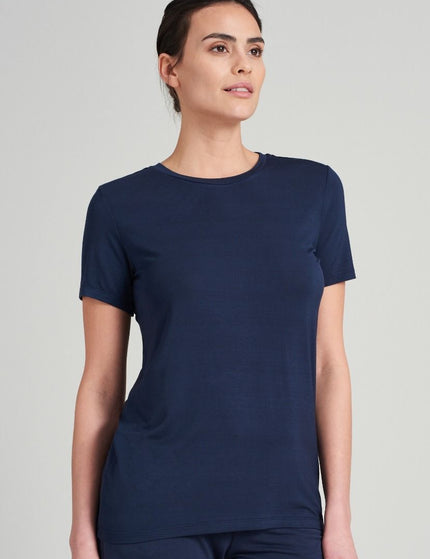 Schiesser Dames T-Shirt mix en relax 175475 – blau