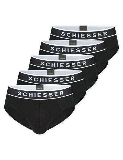 Schiesser Heren 95-5 Rio-Slip 5 pack 183212 000 schwarz