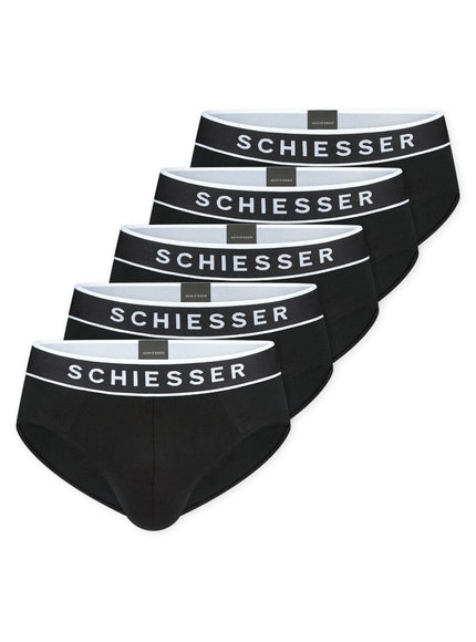 Schiesser Heren 95-5 Rio-Slip 5 pack 183212 000 schwarz