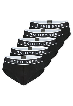 Schiesser Heren 95-5 Rio-Slip 5 pack 183212 000 schwarz